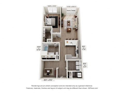 a floor plan of a 2100 sqft apartment
